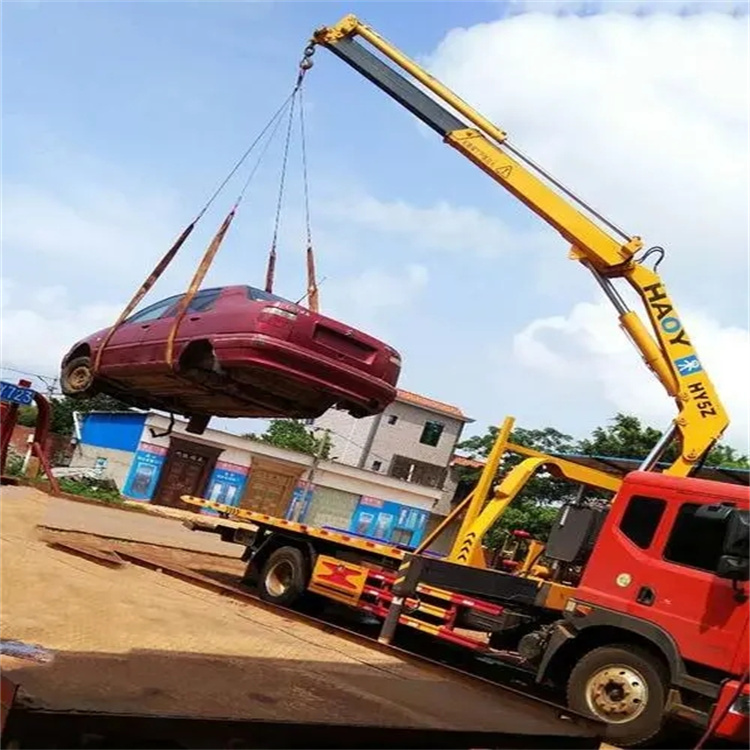 庆云吊车救援小汽车怎么吊